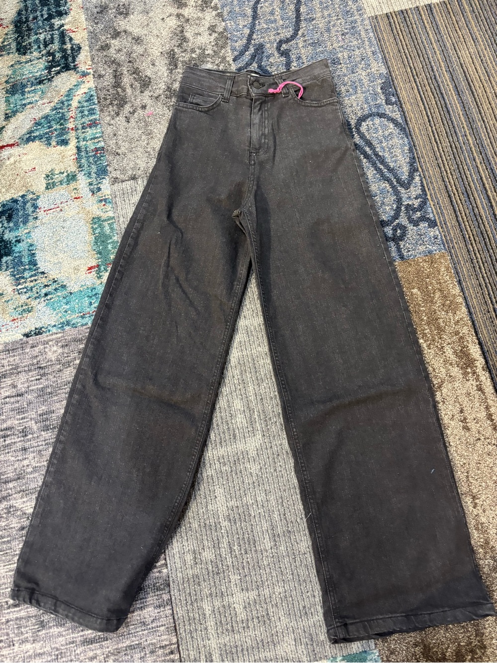 B-YU BY09168 black denim jeans